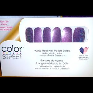 Color Street Nail Polish Strips in Night Terror. Brand new.